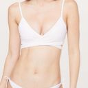 Lululemon  Tied To Tide Swim Top 6 White NWT Photo 2