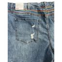 Lane Bryant  Flex Magic Waistband Denim Mid-Rise‎ Girlfriend Shorts Size 22 Photo 2