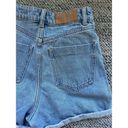 ZARA  0 Light Wash Denim Mom High Rise Bermuda Shorts Photo 6