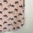 Equipment  FEMME Womens Tan Silk Round Hem Motorcycle Biker Top Tee Shirt Size XS Photo 6