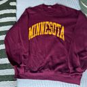 Vintage Minnesota Sweatshirt Red Size L Photo 0