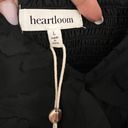 Heartloom Black Floral Ruffle Midi NWT Dress- Large Photo 2