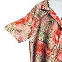 PUSSER’S WEST INDIES Silk Hawaiian Shirt Pink/Green Hibiscus Size 2X Pink Photo 3