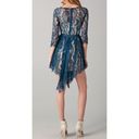 Zimmermann Lover The Label Serpent Lace Dress Teal Fit And Flare Skater A-Line Sheer Mini Photo 6