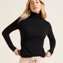 Garnet Hill  Essential Cashmere Turtleneck Sweater Black Photo 0