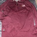 Virginia Tech 1/4 Zip Up Red Size XS Photo 1