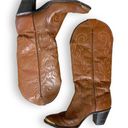 Justin Boots Brown Leather Justin Cowgirl Boots Photo 0