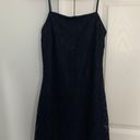 Francesca's NWT Navy Blue Lace Dress Photo 0