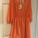 Pink Owl NWT  Orange Dress size Large Photo 11