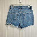 Victoria's Secret  Pink denim shorts raw hem high waist size 28 Photo 7