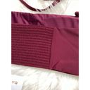 PilyQ New.  plum and rose metallic bandeau top. M-top/S-bottoms Photo 10