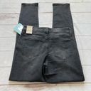 Coldwater Creek NWT  Womens Mid Rise Slim leg denim Black jeans Size 8T Photo 2