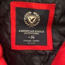 American Eagle Outfitters Red Coat with Faux Fur Hood (Like New Condition) Photo 5