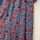 Rebecca Taylor  Silk Blend Lindsay Floral Ruffle Sleeve Dress size 2 Photo 8