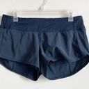 Lululemon  Size 8 Navy Blue Speed Up Short 2.5" Inseam Workout Running Low Rise Photo 0