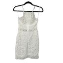 Charlotte Russe  White Eyelet Mini Dress Photo 4