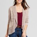 Knox Rose Womens  Crocheted Open Front Waterfall Shimmer Cardigan - Sz XL Photo 0