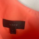 J.Crew  one shoulder ruffle guava faille dress size 6 Photo 3