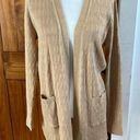 kim rogers  Metallic Gold Open Cardigan Sweater medium NWT Cotton blend Photo 0