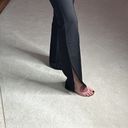 Sincerely Jules : Black Wide Leg Side Slit Dress Pants Photo 1