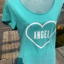 Victoria's Secret Victoria’s Secret Teal Angel Tshirt  Photo 5