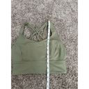 Lululemon  Free To Be Serene Sports Bra Longline Sage Green Size 6 Gym Strappy Photo 7