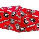 G Georgia university Bulldog Face cover Unisex Blue Photo 0