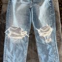 American Eagle Strigid Ripped Mom Jean Photo 6