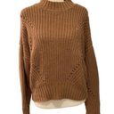 moon&madison  | burnt orange crop knit sweater Photo 0