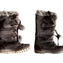 Sporto  Gojo Waterproof Suede Tall Fuzzy Winter Snow Boots - Brown Size 8 Photo 0