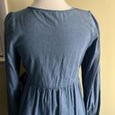 American Eagle  Outfitters long sleeve wrap denim dress Photo 10