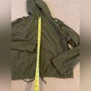 Brandy Melville Army Green Zip Up Hoodie Jacket Bin 194 Photo 3