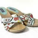 Emilio Pucci  Slip-on Black Wedge Open Toe Designer Sandals Italy US 4.5 EU 35 Photo 0