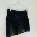 Free People Faux Leather Black Mini Skirt Neutral Holiday Party Emo Grunge Photo 1