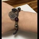 Cookie Lee Purple Bead Stretchy Bracelet Women’s 6 1/2 Inch NWT Photo 1