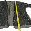 Hot Topic NWOT  Glitter Star Sheer Kimono Gothic Halloween Size XXL Photo 6