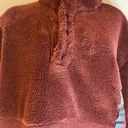 All In Motion NWT  Brown Sherpa Sweatshirt Bottom Tie Super Soft Sz XXL Photo 2