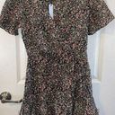 BB Dakota NWT  Counting Petals Dress Faux Wrap Sundress Black Floral size S Photo 0