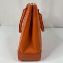 Tory Burch  | Robinson Orange Tote Bag Purse Photo 7