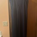 BHLDN Anthropologie Lyra Faux Wrap Crepe Midi Dress in Midnight Navy Blue Photo 5