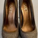 Loft Ann Taylor  shimmering platform heels size 8. Excellent Condition.Beautiful‍ Photo 1