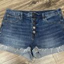 Gap  Button Front High Waist Denim Shorts Photo 0