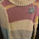 Anthropologie Moth striped colorblock turtleneck sweater Photo 7