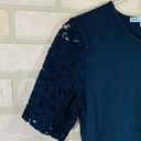 Draper James  Navy Lace Short Sleeve Tee Size S Photo 3