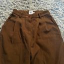 Princess Polly  brown trouser archer pants size 4 Photo 4