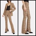 ANINE BING 💕💕 Cigarette Python Trousers ~ Split Cuff Snakeskin Print XS NWT Photo 1