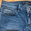 Guess  Jeans Kate Stretchy Medium Wash Skinny Jeans Shimmer Glitter Pockets sz 26 Photo 5