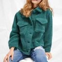 American Eagle  Green Sherpa Jacket, Size M Photo 2