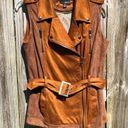 Greylin NWT  faux suede utility belted vest size XS Photo 3