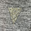 Juicy Couture EUC  Embellished Triangle Grey Sweater Sz L Photo 2